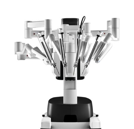 Le robot chirurgical Da Vinci X et ses quatre bras articulés